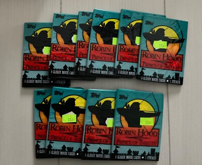 1991 Topps ROBIN HOOD Movie Trading Cards and Sticker - 1 Vintage Sealed Pack