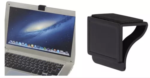 2 CLIP COPRI WEBCAM COVER + PULIZIA SCHERMO copri fotocamera notebook computer