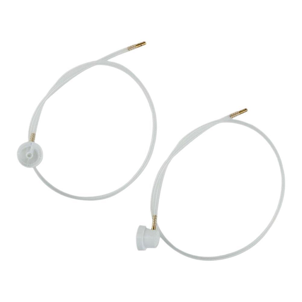 360 Degree Extension Hose for Aerosol Spray Cans 2 Pieces with Nozzle