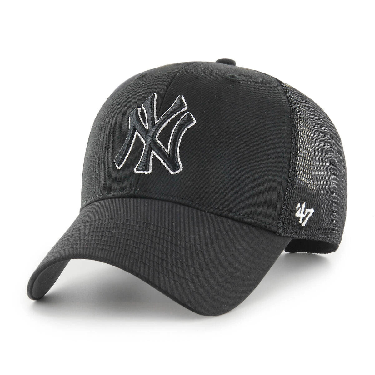 47 Бренд MLB NEW YORK Herren Schwarz Schirmmtze Freizeit B-BRANS17CTP-BKAQ 6190₽