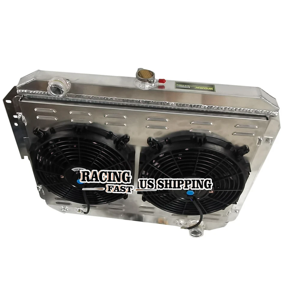 Radiator+Shroud Fan For 1979-1993 92 91 Dodge Ram D100 D150 W350 W250 Ramharger - Изображение 4 из 4