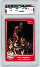 1983-84 Star #16 Maurice Cheeks vs Magic AGC 10 Gem Mint 76ers Champions