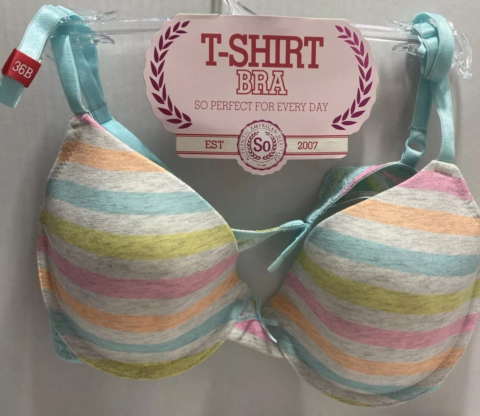 Camiseta Sujetador 36B Conjunto De 2 SO Auténtico American Heritage Foto 3 de 3