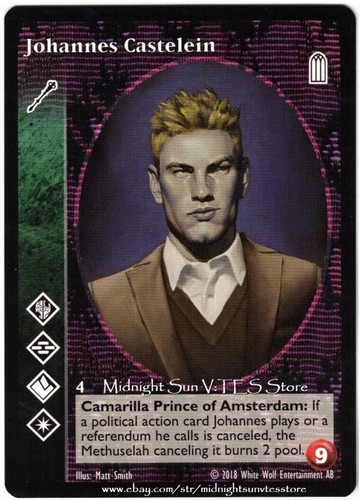 Johannes Castelein Ventrue Keepers of Tradition 2018 BCP V:TES VTES Vampire CCG