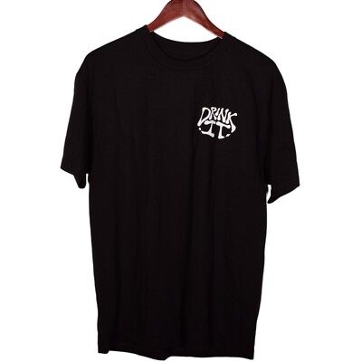 NEW Mutant Ape Yacht Club MAYC ''Drink It'' Graffiti Tee Black Sz L NWOT Free Ship