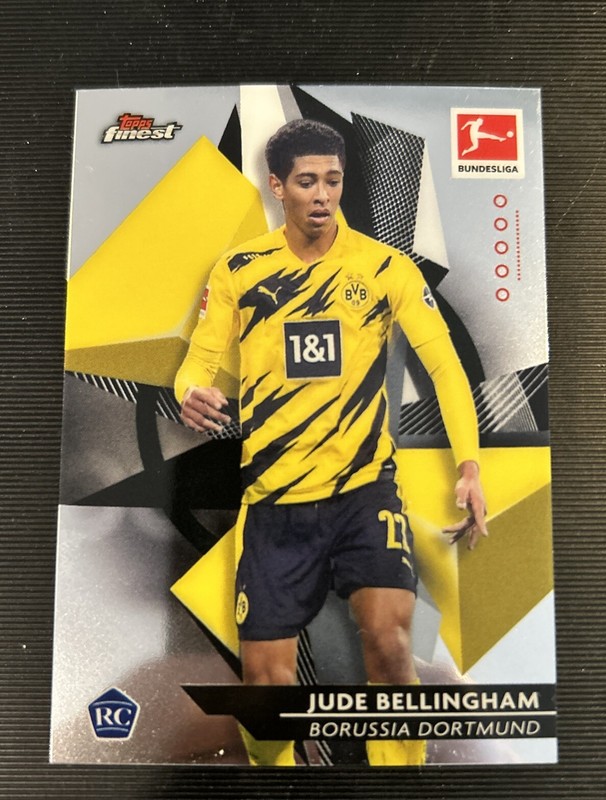 JUDE BELLINGHAM 2020-21 TOPPS FINEST BUNDESLIGA ROOKIE RC #32 FREE USA SHIP QTY