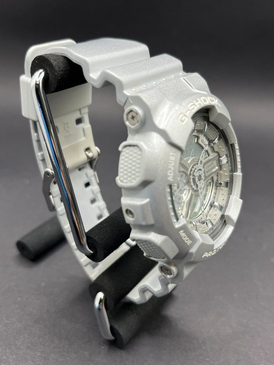 Casio G-Shock GA-110BC GA-110 Silver 50mm Analog-Digital Watch