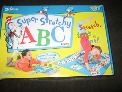 Dr Seuss Super Stretchy ABC Game -  Complete - RARE