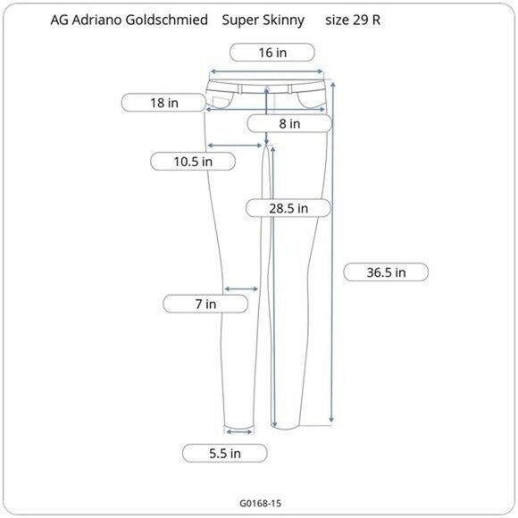 AG Adriano Goldschmied Super Skinny Sparkle Jeans 29R thumbnail 5