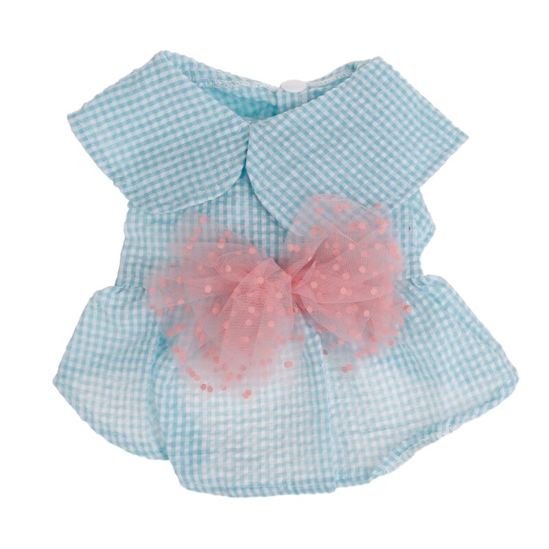 Dog Princess Dress Plaid Dress Dog Dresses For Small Dogs Girl Dog