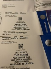 2 Tickets for The Coors In Cork ( 59.90) In Musgrave Park