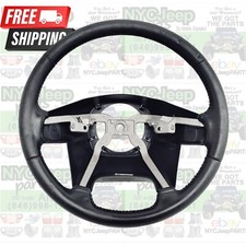 2003-2006 Jeep Tj Wrangler Leather Steering Wheel Factory Oem