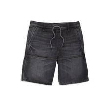 Wrangler Boy's Black Acid Washed Skater Denim Shorts - Select Size- NEW