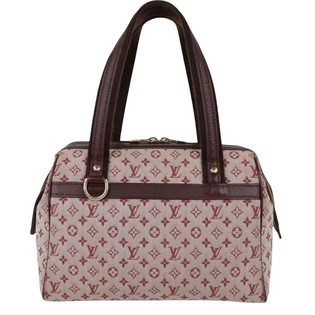 LOUIS VUITTON Mini Josephine Denim PM Monogram Tote Cherry LOUIS VUITTON Mini Josephine Denim PM Monogram Tote Cherry