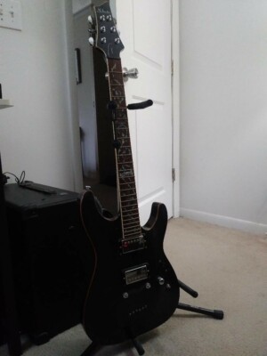 Schecter Diamond series electric guitar and Line 6 amp | eBay