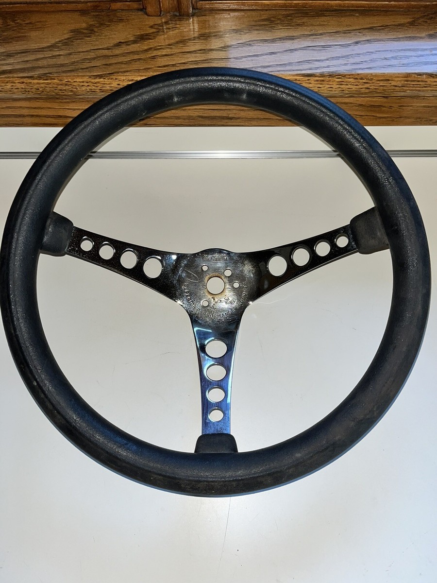 パーツ Superior Performance Products \"The 500\" VINTAGE SUPERIOR PERFORMANCE PRODUCTS THE 500 WOOD STEERING