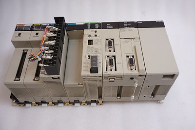 OMRON PLC SET CS1G-CPU44-EV1[CS1W-SCB21],PA204,CLK21,SP001,AD003,OD218,ID216 
