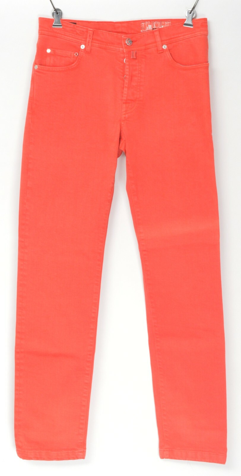 1890 долларов США Новая Зеландия красные джинсы из эластичного хлопка KITON Slim Fit Denim 33 EU 49 подходят на размер 32 117890₽