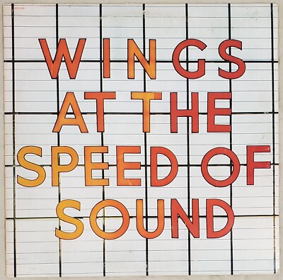 WINGS- At The Speed Of Sound -LP, 1976,-SW-11525- Paul McCartney EX FREE SHIPPIN