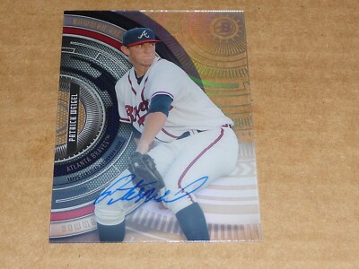 2017 Bowman Tek PATRICK WEIGEL AUTOGRAPH/AUTO BRAVES M4533