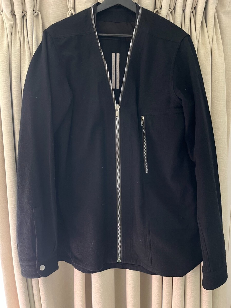 Rick Owens 21AW ZIP LARRY SHIRT SZ 50 | eBay Rick Owens 21AW ZIP LARRY SHIRT SZ 50 | eBay