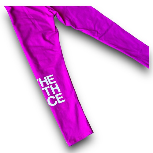 The North Face - Cotton Logo Legging 7/8 - Big Girls Size X-Large - Fuchsia Pink - Picture 6 of 21