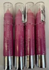 4 X Wet n Wild Megaslicks Balm Stain, Moisturizing Lip Color,127  A Stiff Pink