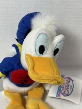NWT Disney Store Exclusive DONALD DUCK 9" Stuffed Bean Bag Character Plush