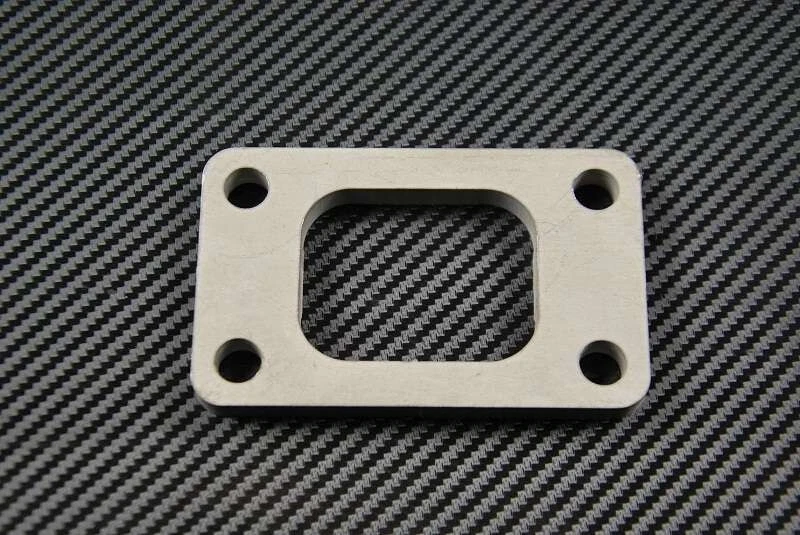 Bride de collecteur d'échappement T3 Turbo découpée au laser 10 mm en acier i... - Photo 2/4