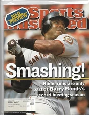 October 8, 2001 Barry Bonds San Francisco Giants Sports Illustrated