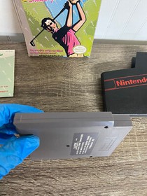 Bandai Golf Challenge Pebble Beach NES Nintendo Complete In Box CIB! Tested!