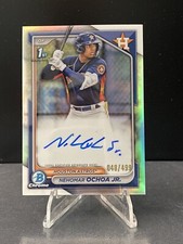 2024 Bowman Chrome Nehomar Ochoa Jr  1st  Auto Refractor /499 #CPA-NOC