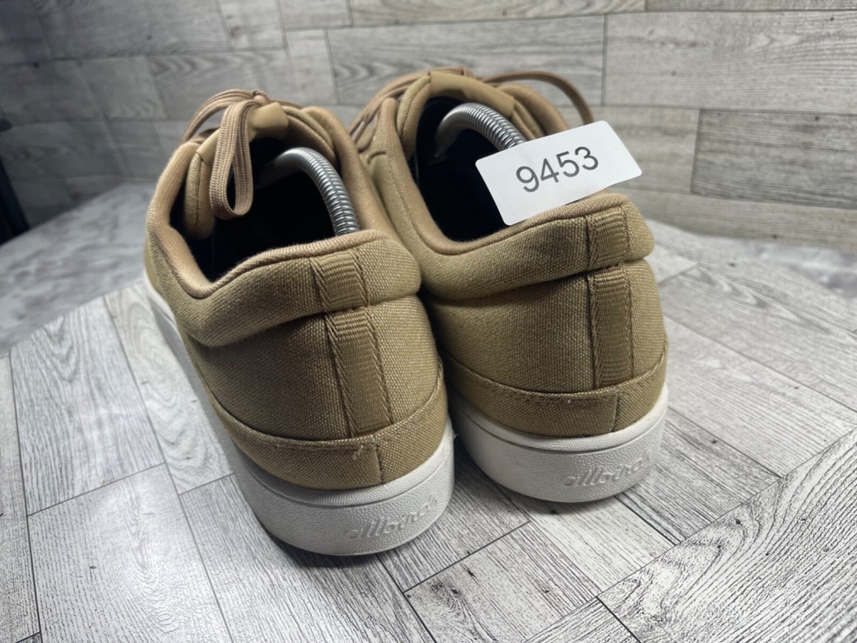 Allbirds Canvas Pacer Men Sneakers Sz 12 Brown Athletic Running Comfort Shoes Allbirds Sneakers Men 14 M Canvas Pacer Shoes Brown Tan Lace  main image 2