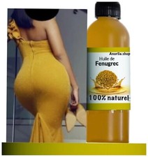 Huile de Fenugrec bio pour augmentation volume de poitrine et fesse 300 ml