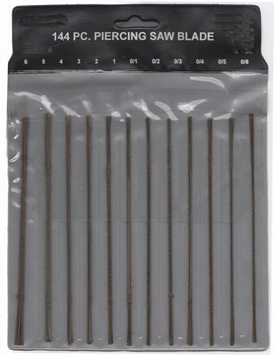144 ASSORTED JEWELERS SAW BLADES 12 different sizes (sb85)