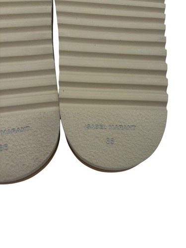 NEW ISABEL MARANT Elham Tan Leather Platform Studded Strappy Sandals 36/US 5-5.5 - Picture 10 of 14