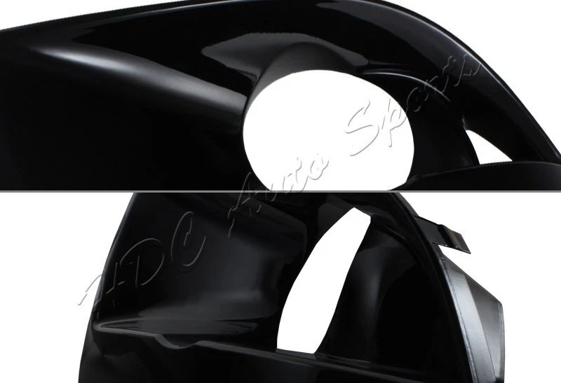 Para Subaru Impreza WRX STi 2004-2005 Luz antiniebla negra Parachoques Bisel Cubierta Tapa Foto 2 de 4