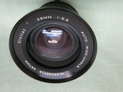 VIVITAR 28MM F2.5 AUTO WIDE ANGLE LENS FOR MINOLTA M/SR | eBay