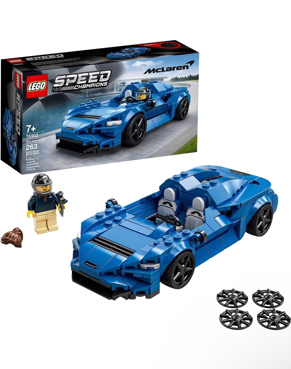 LEGO 76902 Speed Champions McLaren Elva NEW Sealed Retired 