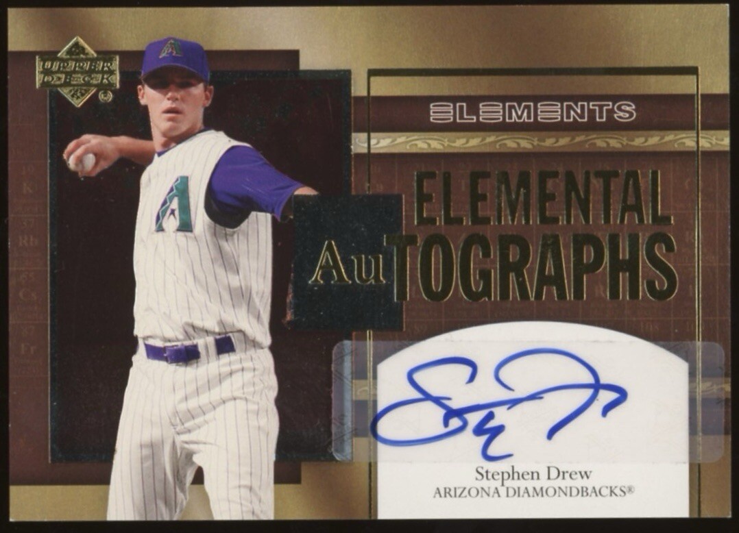 2007 STEPHEN DREW Upper Deck ELEMENTS AUTO Autograph AU-SD