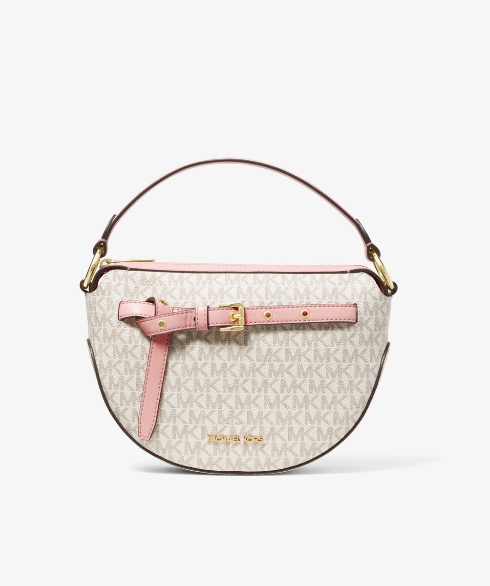 MICHAEL MICHAEL KORS Emilia Medium Logo Shoulder Bag, PWD BLSH MLT