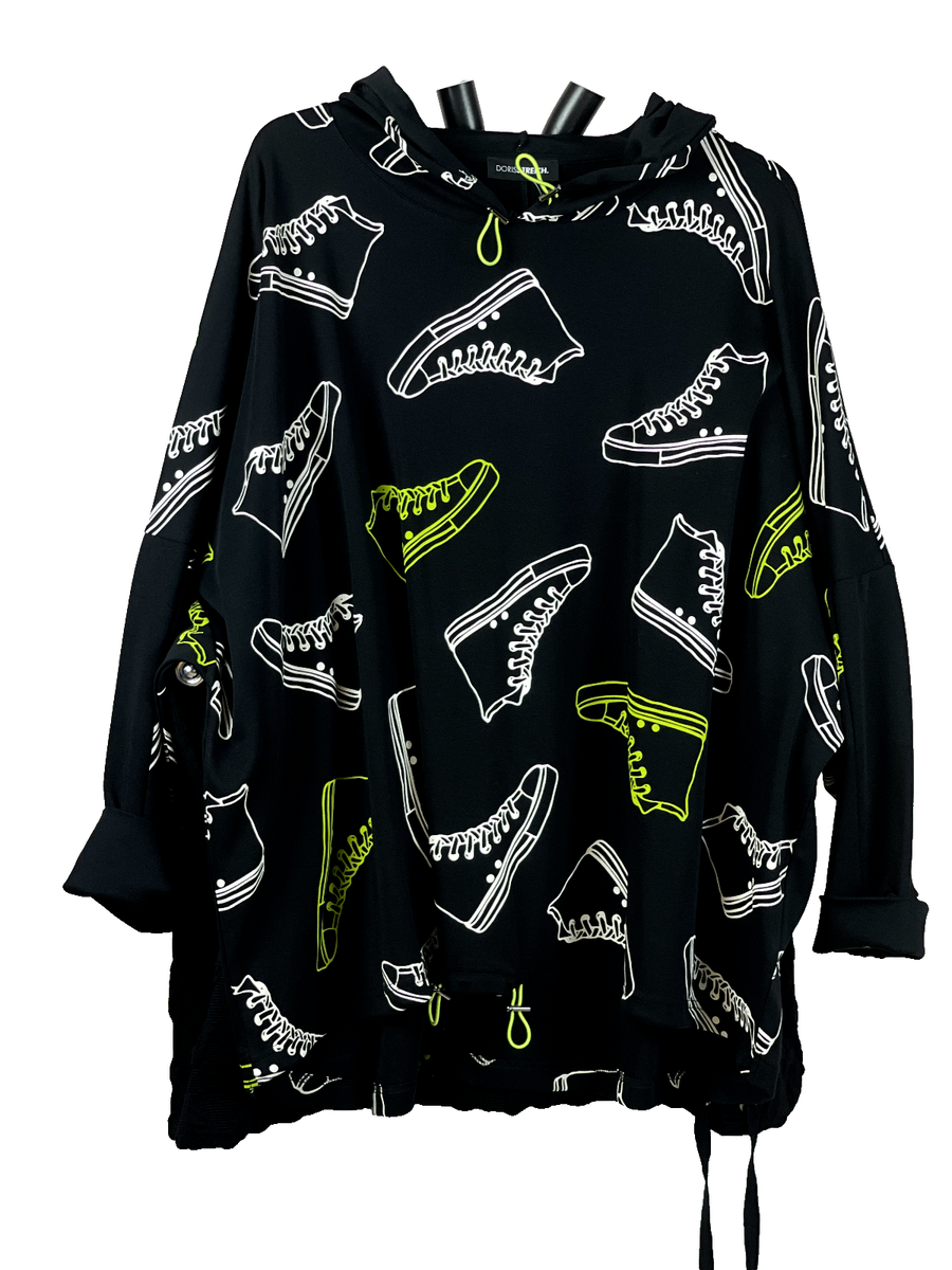 DORIS STREICH Hoody-Sweatshirt SNEAKER PRINT 44 Neue