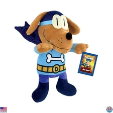 MerryMakers Dog Man Bark Knight Plush Toy, 9-Inch, from Dav Pilkey's Dog Man