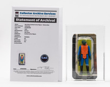 STAR WARS CAS GRADED WALRUS MAN PINK TUSK  LOOSE CUT CARD KENNER BOUNTY HUNTER