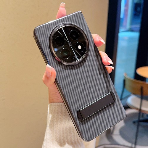 For OPPO Find N5, Luxury Carbon Fiber Pattern Flip Leather KickStand Case Cover - Picture 3 of 16