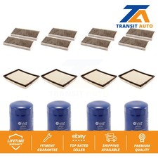 Air Cabin Engine Oil Filters (12 Total) Kit For Nissan TITAN Armada NV2500 QX56