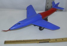 MARX SKYROCKET JET AIRCRAFT FRICTION PLASTIC TOY