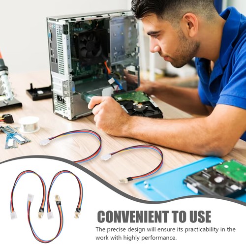 3 Pcs Fan Cable Extender Computer Fan Cables Computer Fan Extension Cable - 第 2/12 張圖片