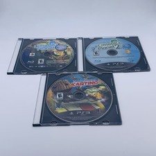 Lot of 3 Little Big Planet 1 GOTYE, 2 & Karting PS3 Black Label Disc Only Tested