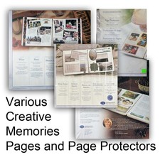 Creative Memories Page Refills Page Protector...